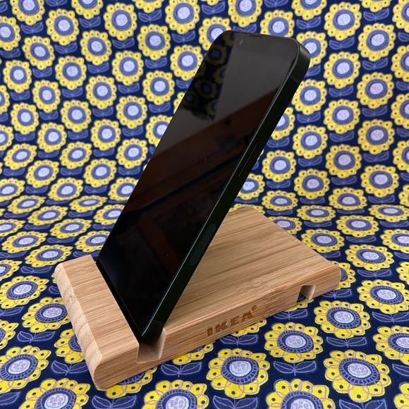 IKEA LÄMPLIG Bamboo Phone Tablet Stand Holder - Minimalist Design - Picture 1 of 3